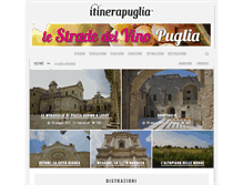 Tablet Screenshot of itinerapuglia.com
